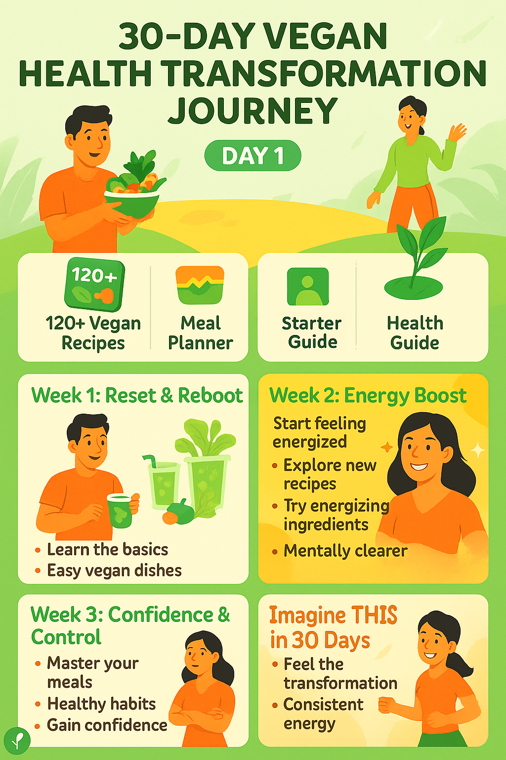 4-Week Vegan Health Transformation Journey